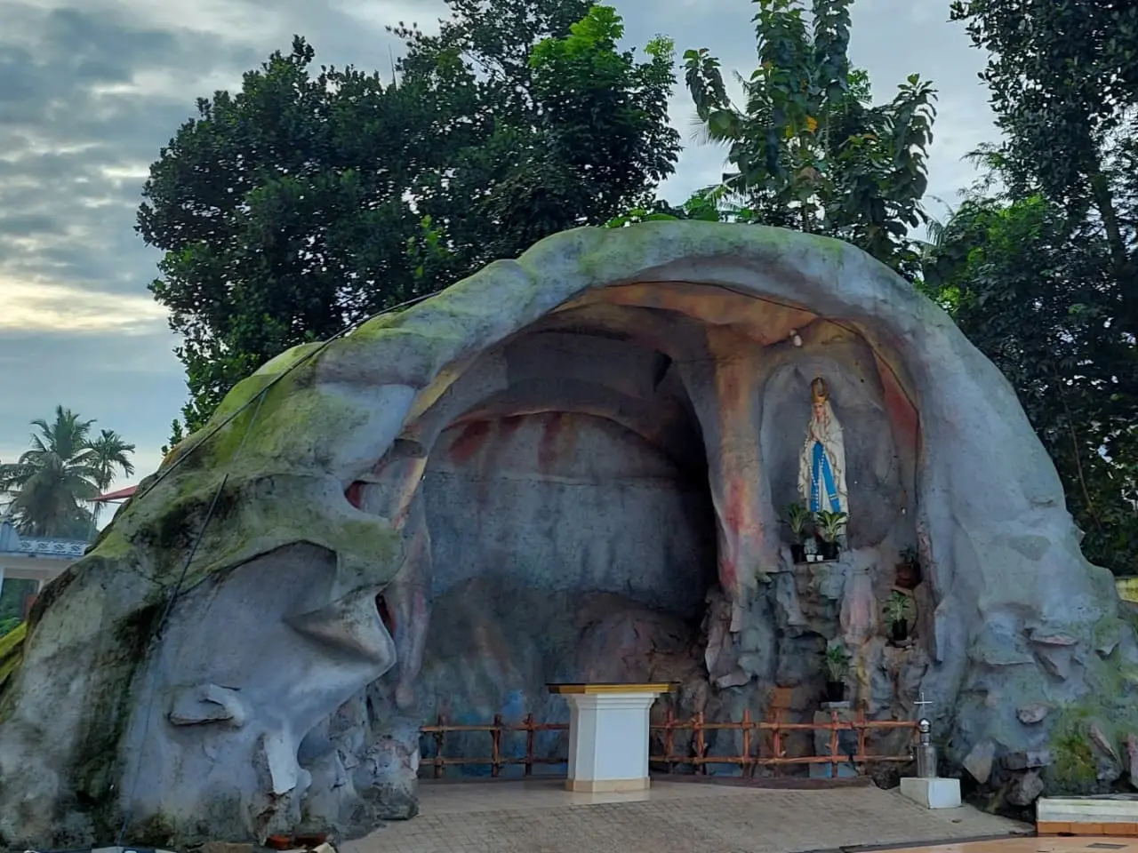 Marian Grotto of the Blessed Virgin Mary at St. Mary's Forane Church, Chalakudy